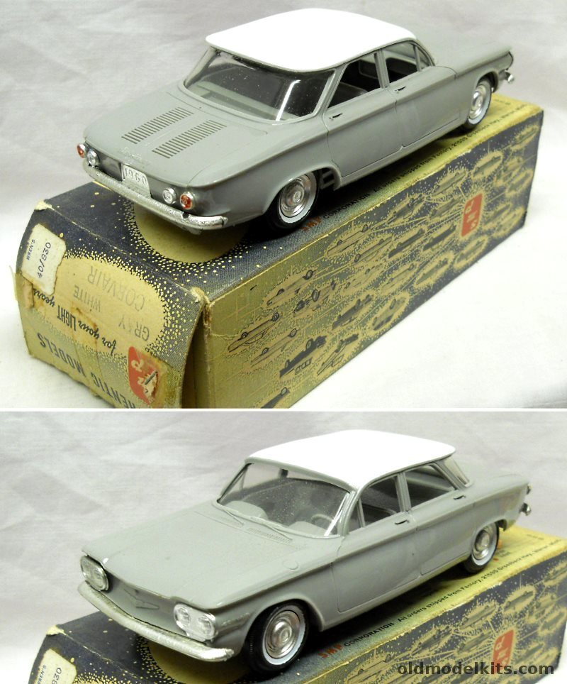 AMT 1/25 1960 Chevrolet Corvair 4 Door Sedan Promo With Original Box plastic model kit